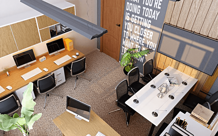 Tham khảo các mẫu thiết kế nội thất văn phòng nhỏ đẹp đa phong cách