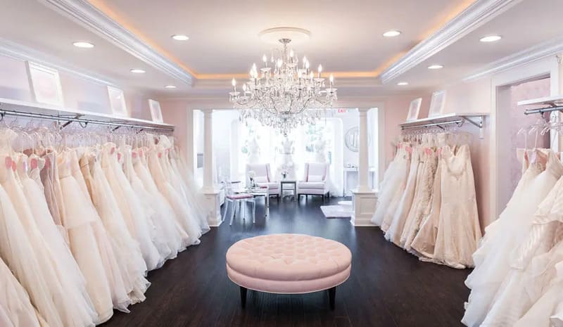 thiết kế showroom váy cưới